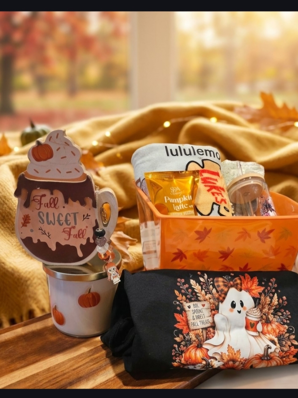 Fall Boo Basket - Picture 3 of 4